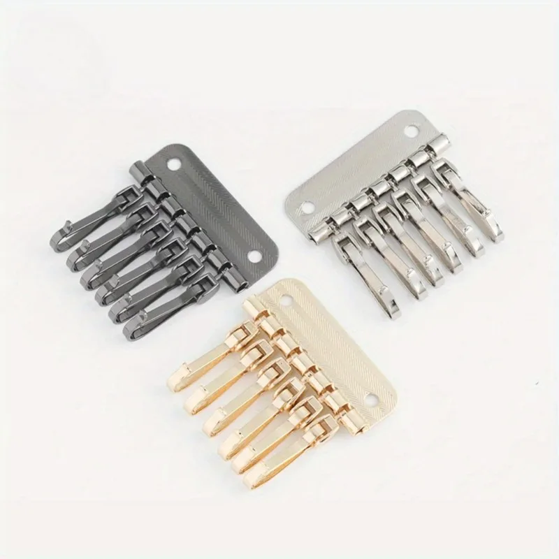 Leatherwork Hardware - 1PC Wallet Key Row 6 Hooks