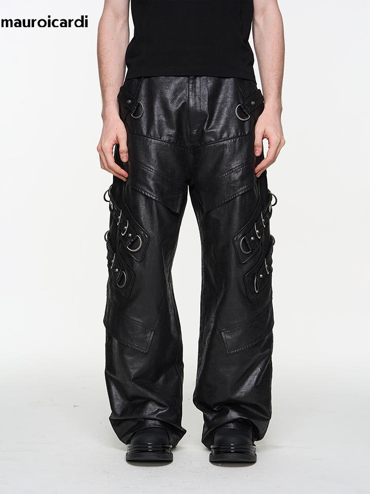 Mauroicardi Spring Autumn Cool - Leather Work Pants recension och pris
