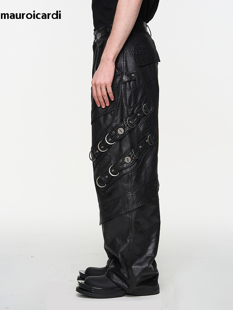 Mauroicardi Spring Autumn Cool - Leather Work Pants recension och pris