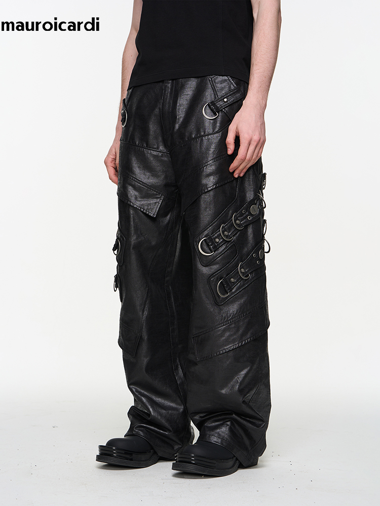 Mauroicardi Spring Autumn Cool - Leather Work Pants recension och pris