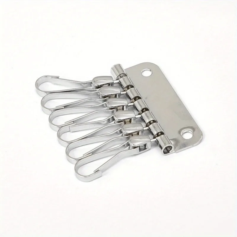 1PC Wallet Key Row 6 Hooks Key - Leatherwork Hardware recension och pris