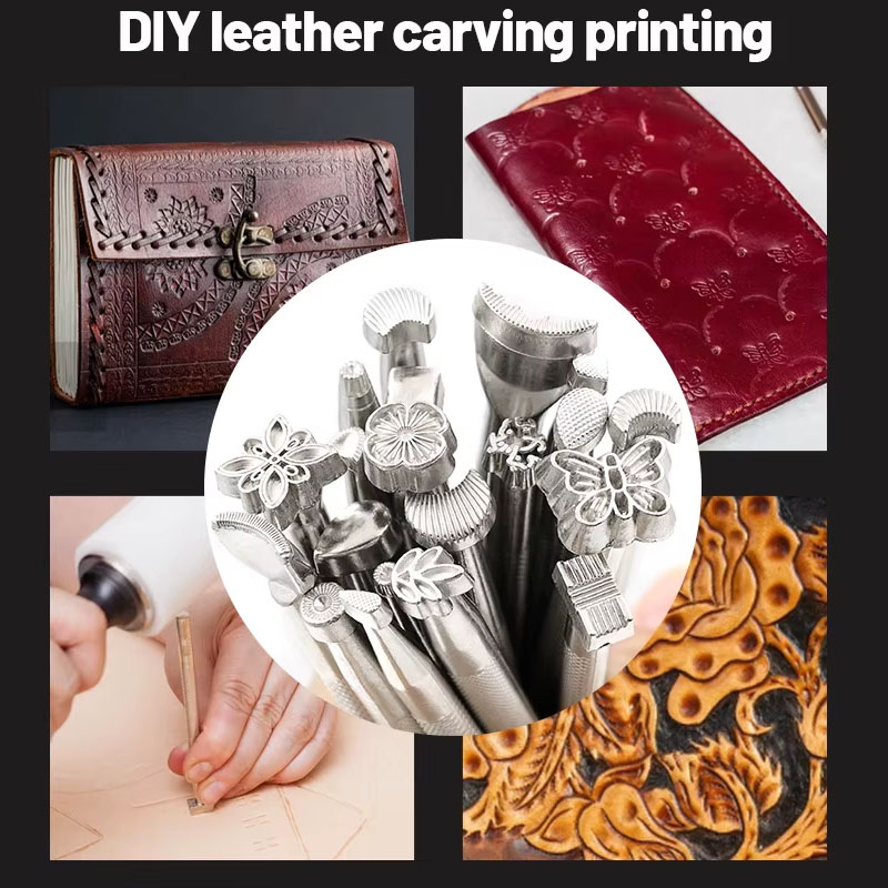 20pcs Leather Seal Carving Too - Leatherwork Kit recension och pris