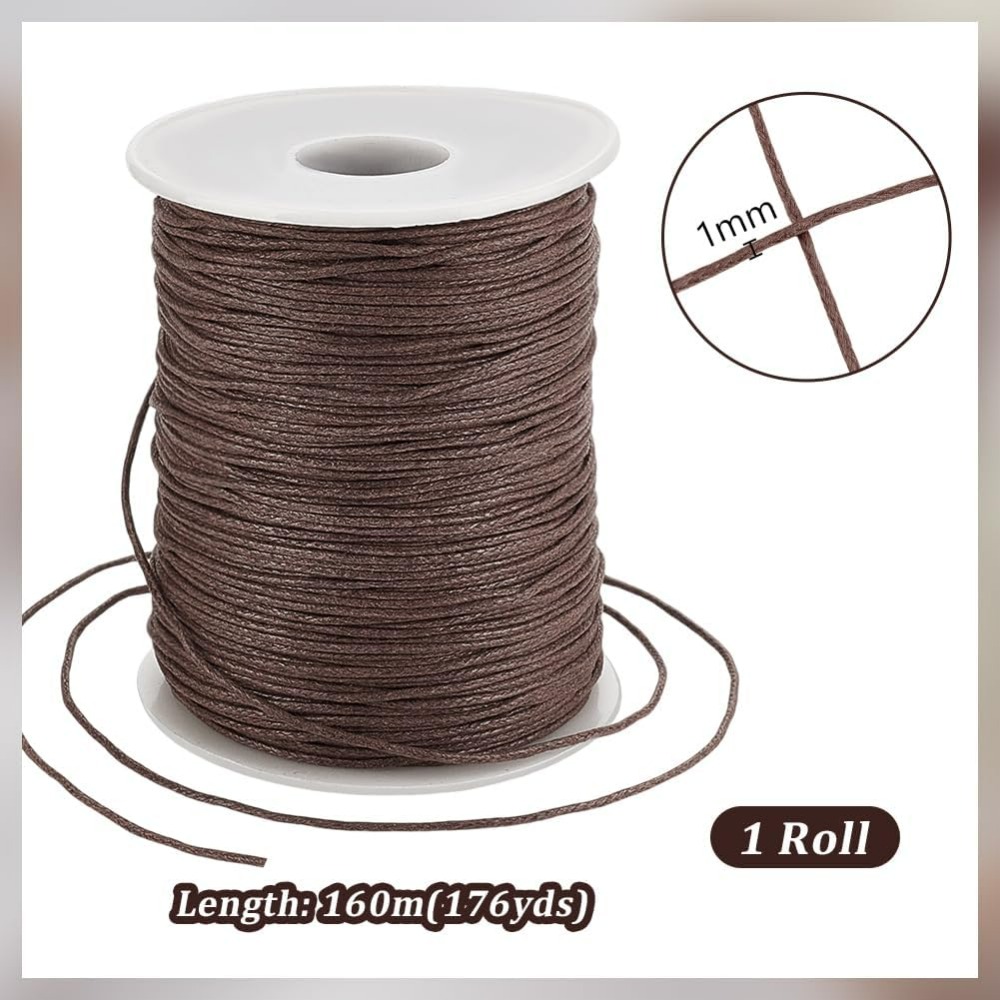 175 Yards 1mm Waxed Cotton Cor - Waxed Thread Linen recension och pris
