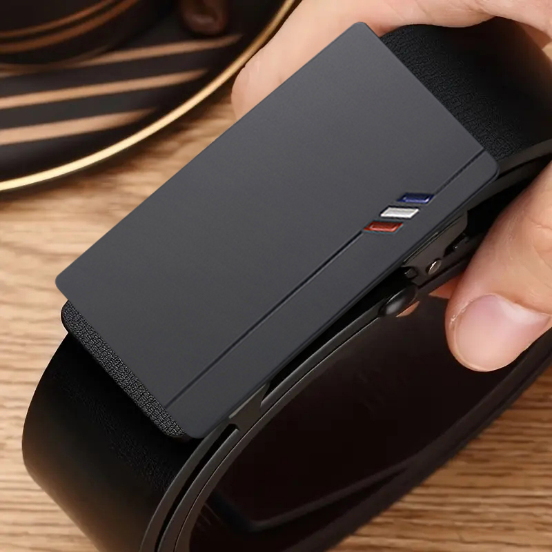 Stylish Men's PU Leather Belt  - Leather Works Belt recension och pris