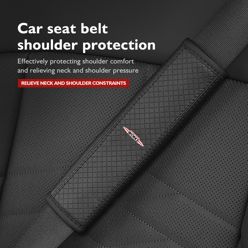 Leather Car Seat Belt Protecto - Leather Works Belt recension och pris