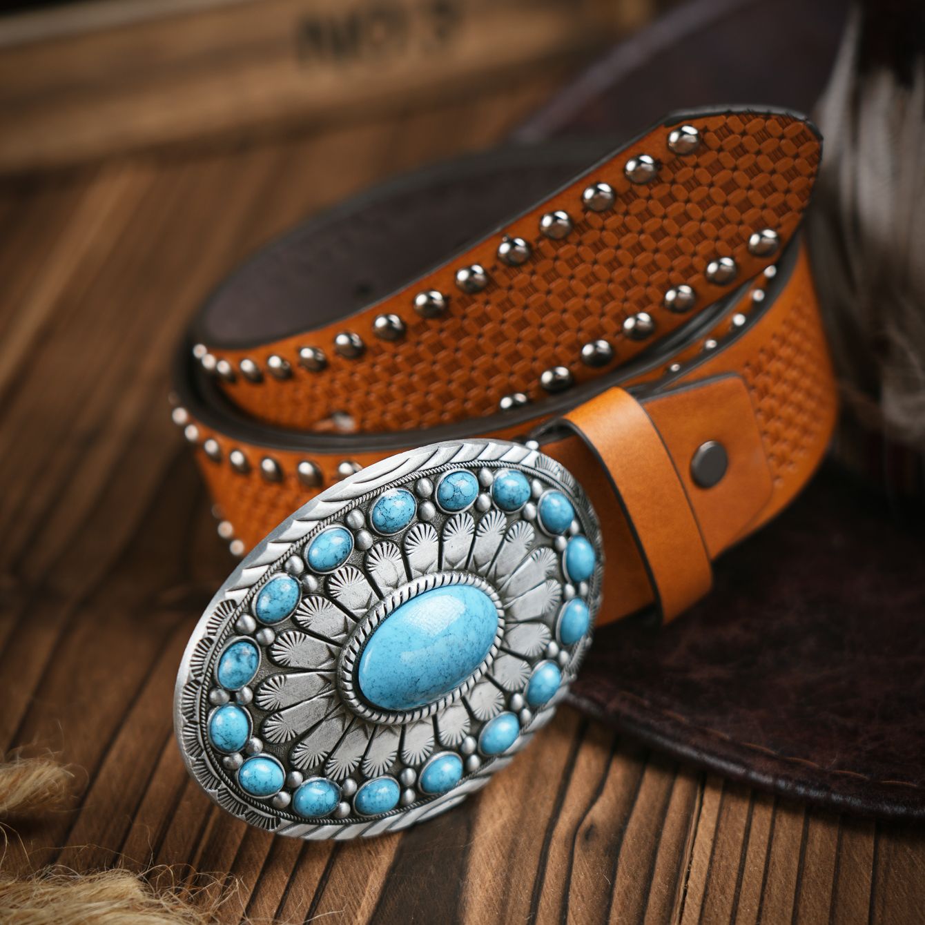 A Men's and Women's Casual Ret - Leather Works Belt recension och pris