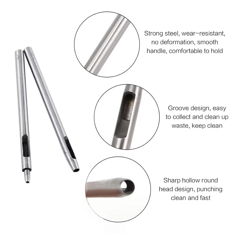 0.5-5mm Leather Hole Punch Too - Leather Works Belt recension och pris