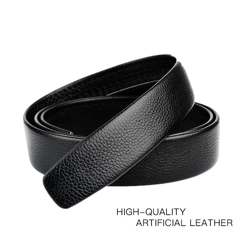 Business Men's Belt Metal Auto - Leather Works Belt recension och pris