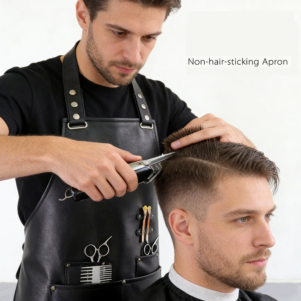 PU Soft Leather Apron Barber's - Leatherwork Apron recension och pris