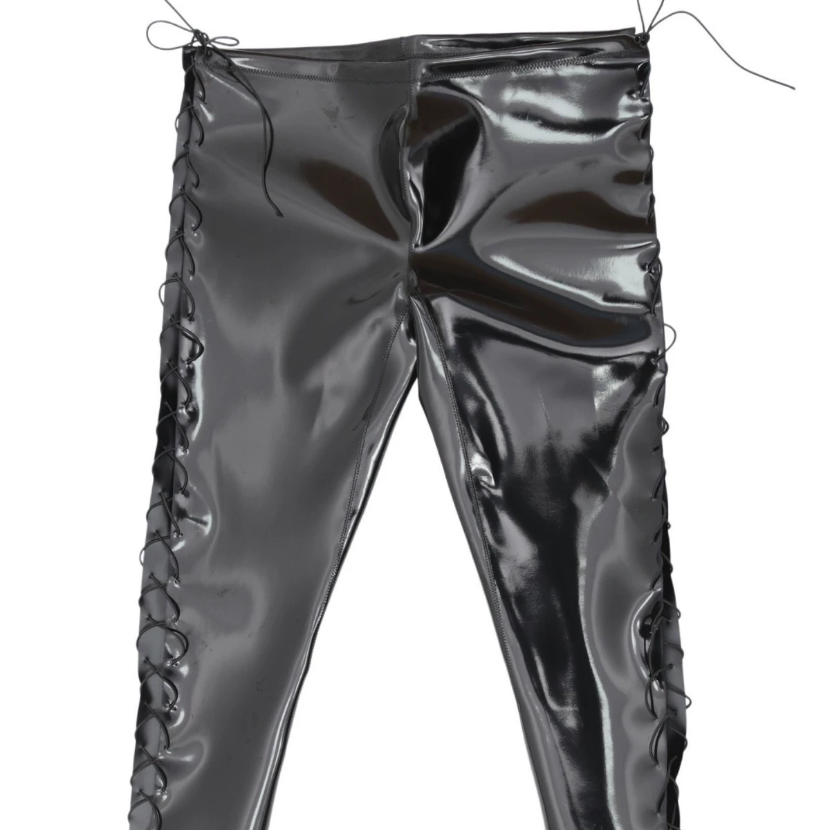 Sexy Men Waterproof PU Elastic - Leather Work Pants recension och pris