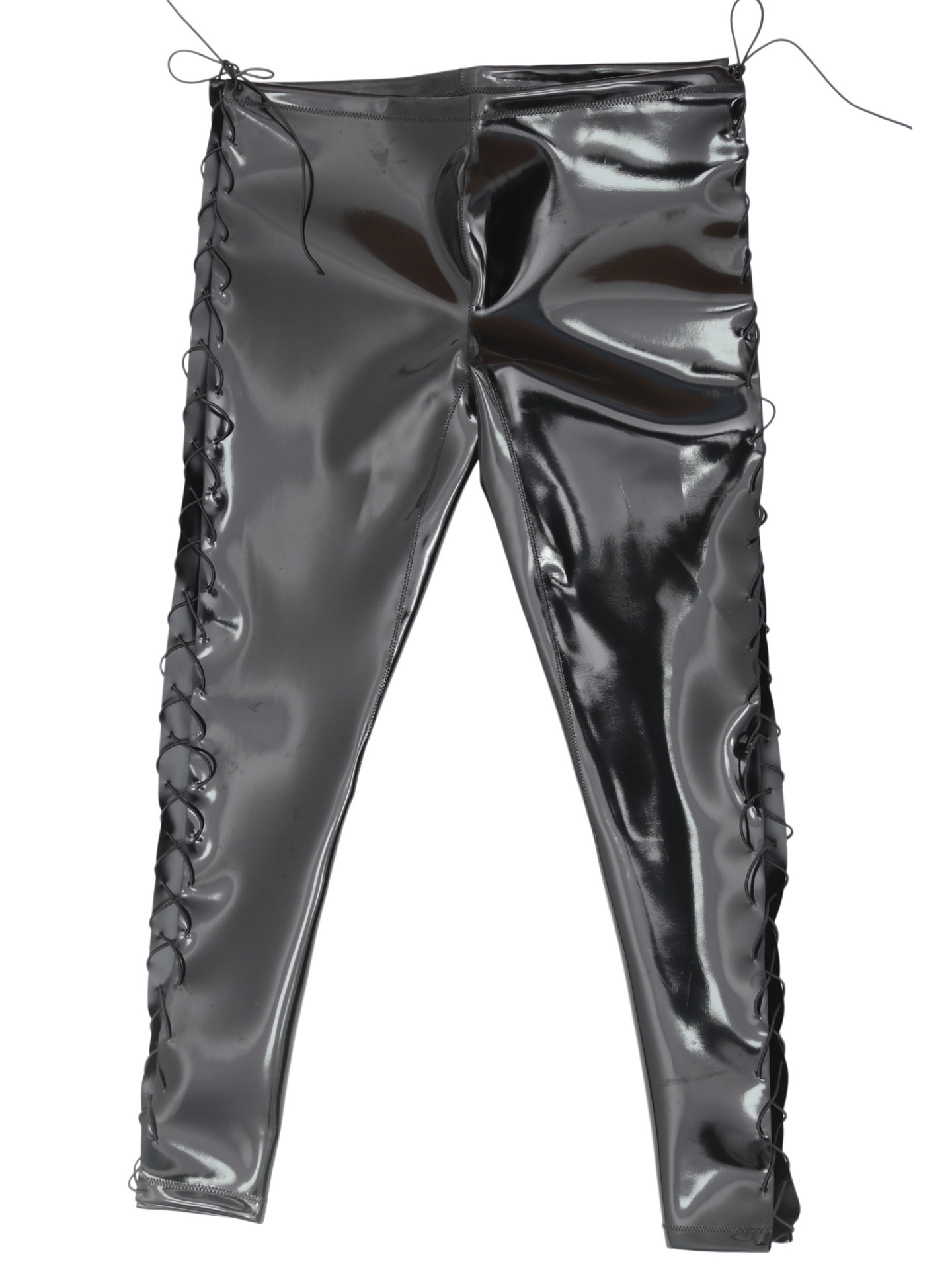 Sexy Men Waterproof PU Elastic - Leather Work Pants recension och pris