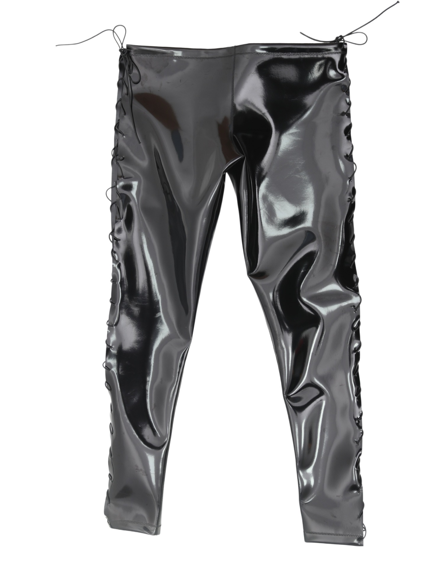 Sexy Men Waterproof PU Elastic - Leather Work Pants recension och pris