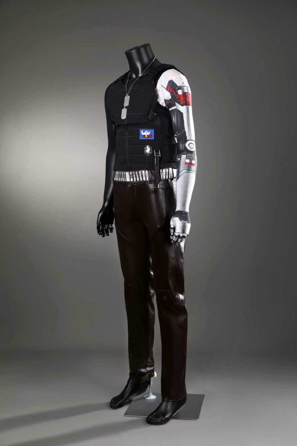 Johnny silverhand Cosplay Cost - Leather Work Pants recension och pris
