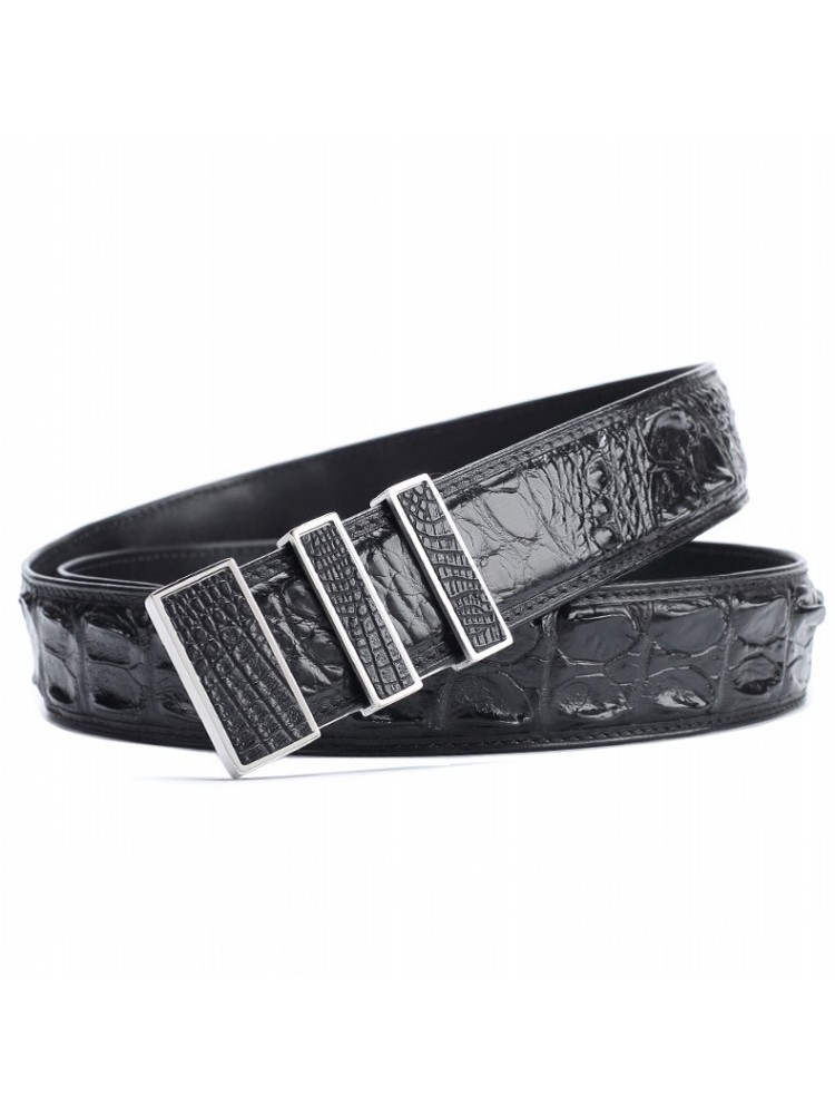 High Quality Men Crocodile Gen - Leather Works Belt recension och pris