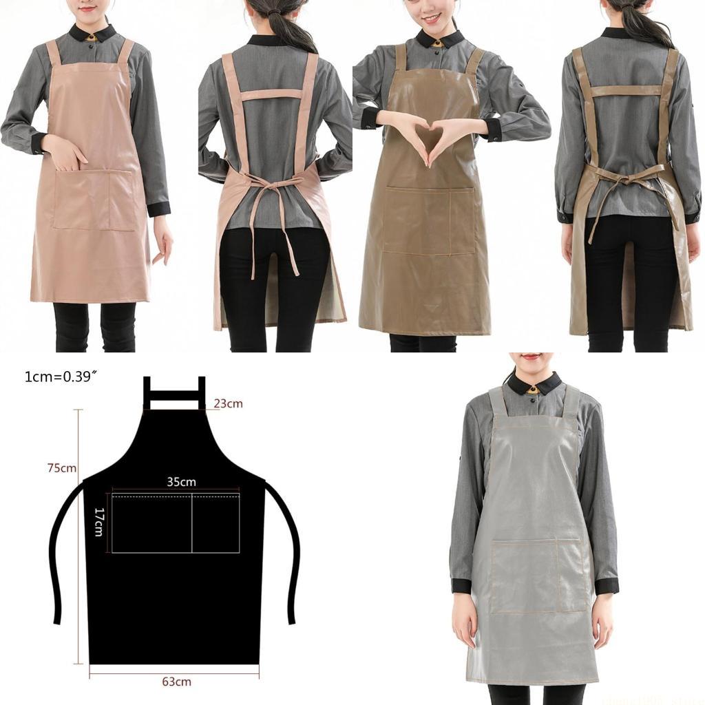 QX2E Artificial Leather Waterp - Leatherwork Apron recension och pris