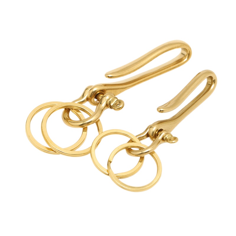 Brass Cloth Hook U-Shaped Key  - Leatherwork Hardware recension och pris