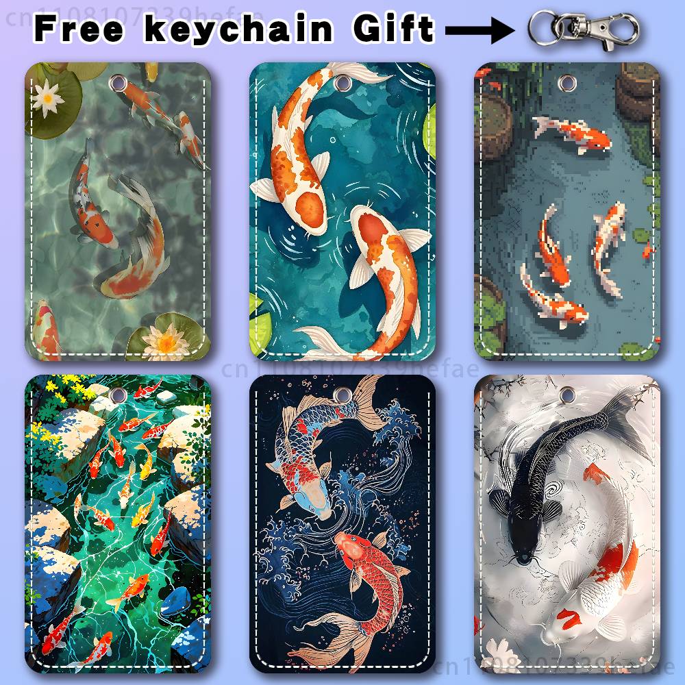 Koi Carp Painting Art Holder F - Leather Work In Art recension och pris