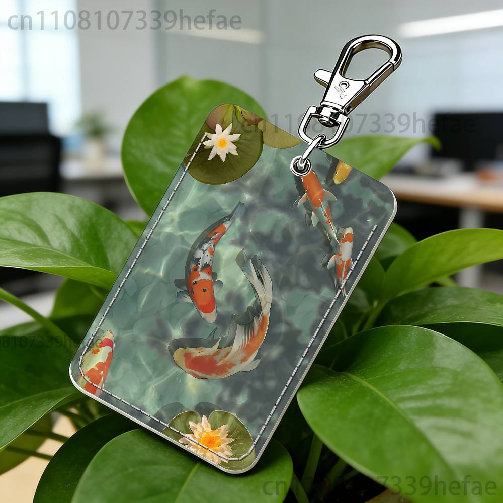 Koi Carp Painting Art Holder F - Leather Work In Art recension och pris
