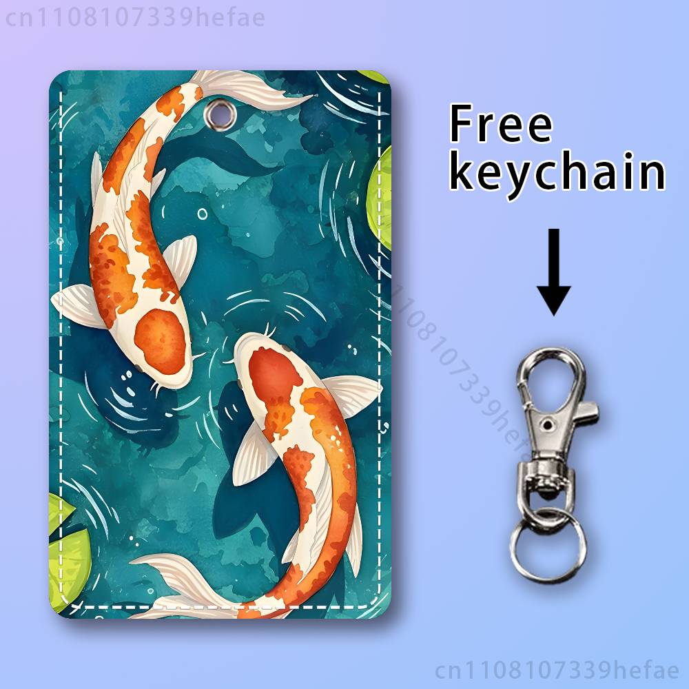 Koi Carp Painting Art Holder F - Leather Work In Art recension och pris