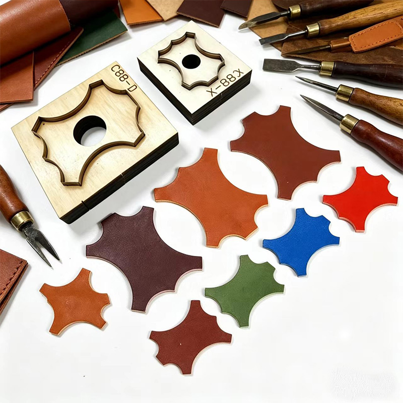 C88 Quadrilateral Floral Leath - Leatherwork Projects recension och pris