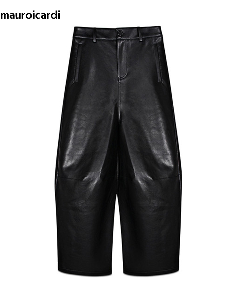 Mauroicardi Spring Autumn Cool - Leather Work Pants recension och pris
