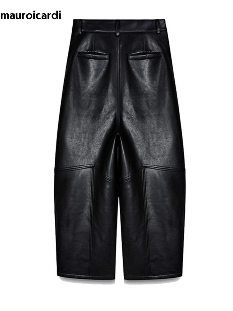 Mauroicardi Spring Autumn Cool - Leather Work Pants recension och pris