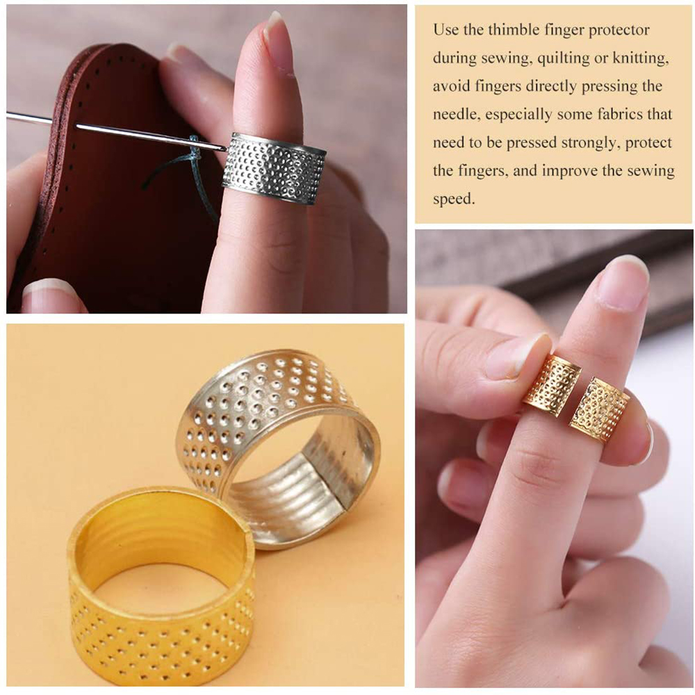 Hand-Working Sewing Thimble Me - Leatherwork Rings recension och pris