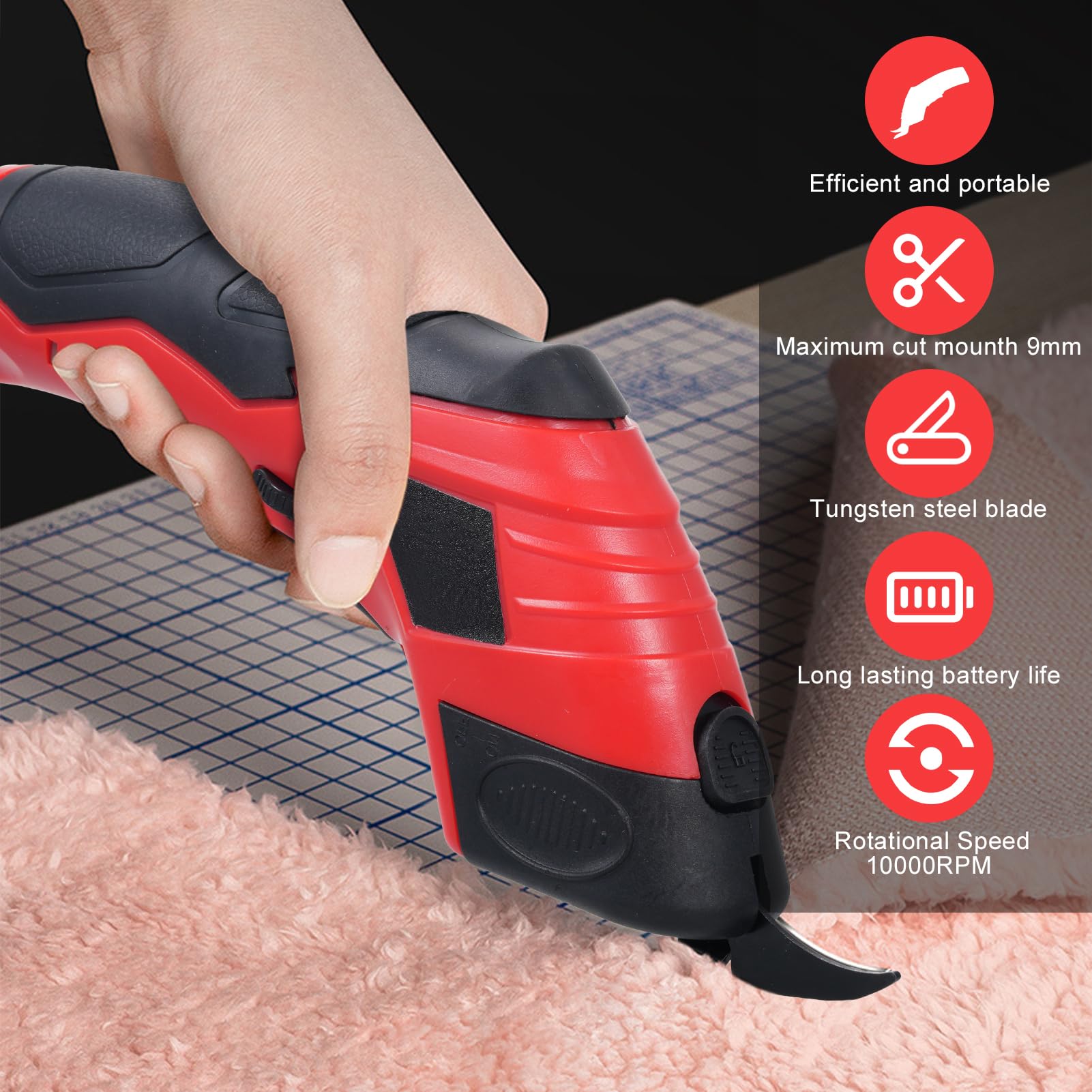Cordless Electric Scissors Cut - Leatherwork Projects recension och pris