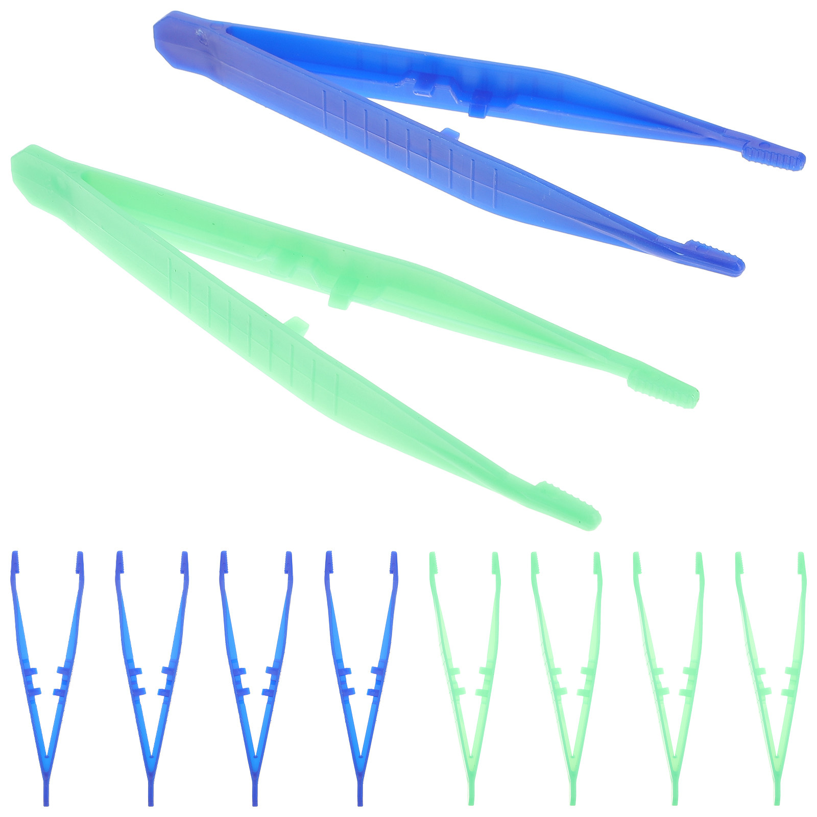 10Pcs Plastic Craft Tweezers B - Leather Work In Art recension och pris