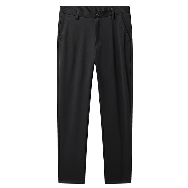 Mens Casual Long Length Busine - Leather Work Pants recension och pris