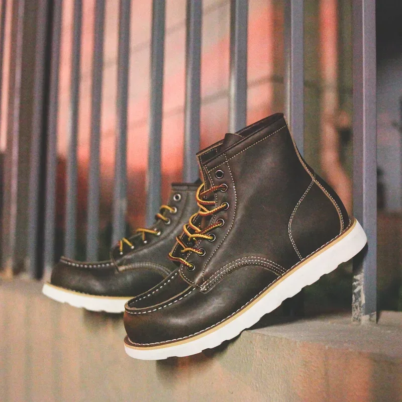Genuine Leather Men's Boots Vi - Leatherwork Projects recension och pris
