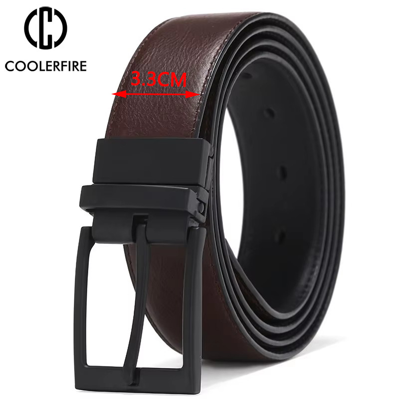 Men Belt Business Dress Belts  - Leather Works Belt recension och pris