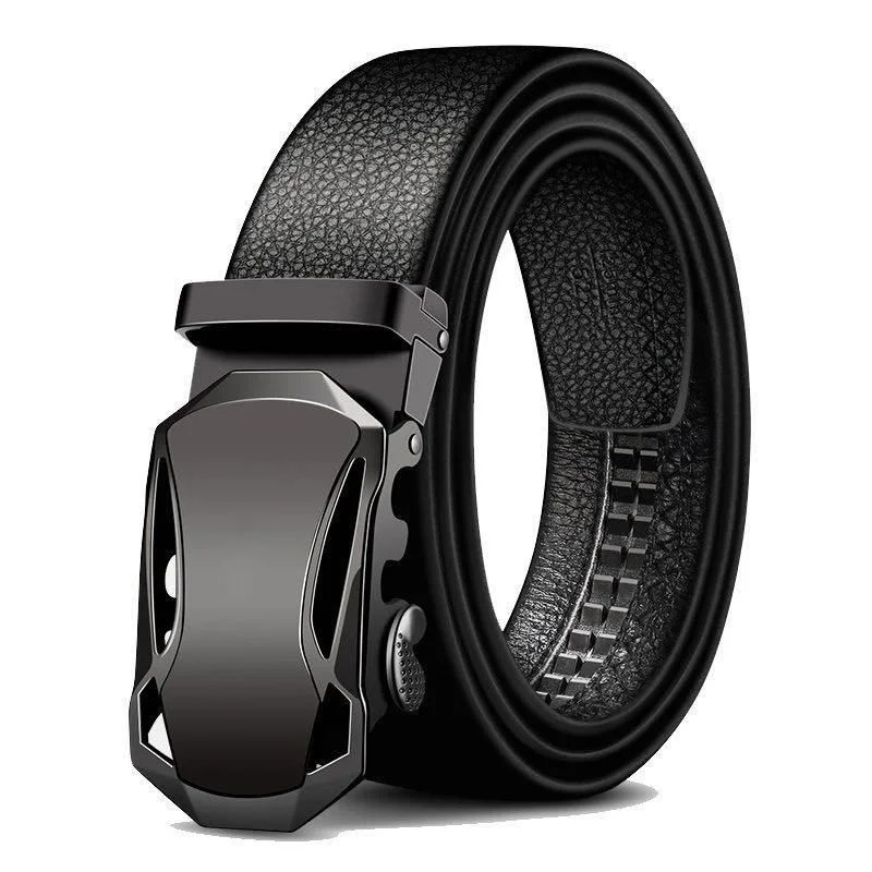 Belt Men Automatic Buckle Belt - Leather Works Belt recension och pris