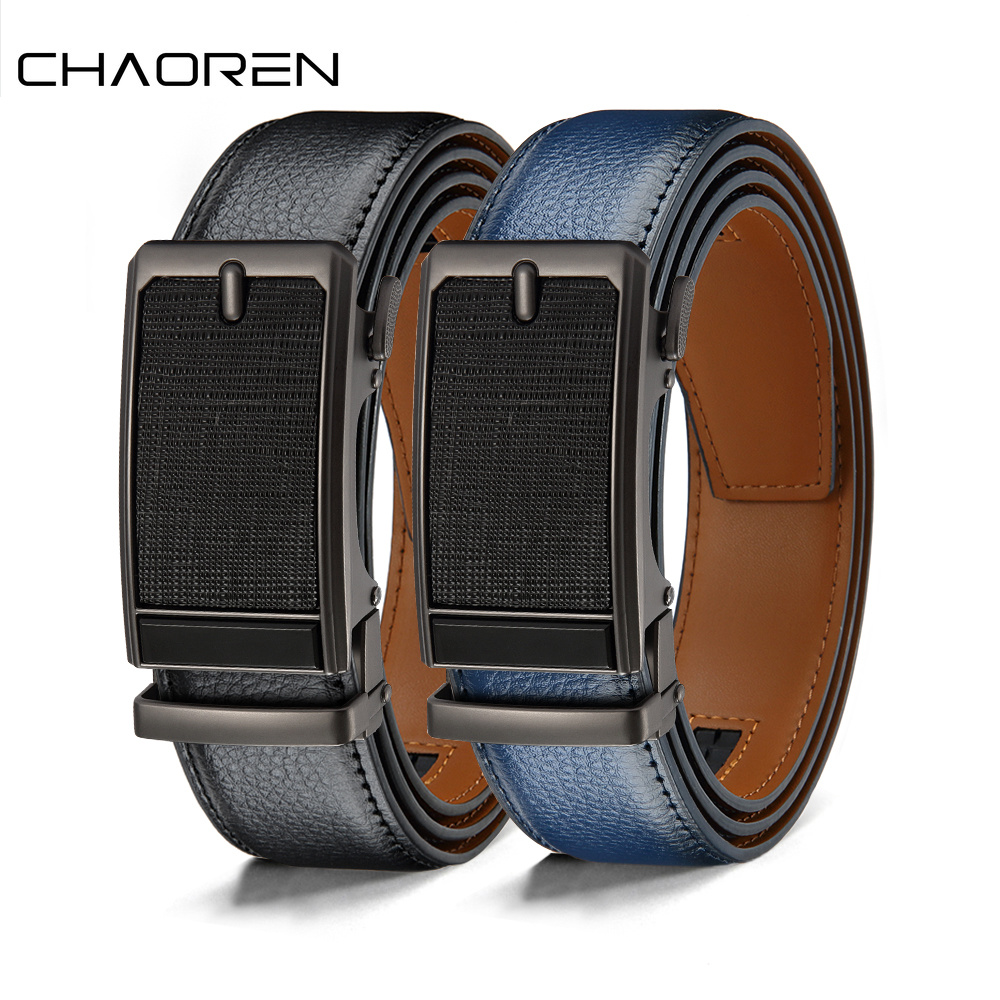 Men Belts Metal Automatic Buck - Leather Works Belt recension och pris