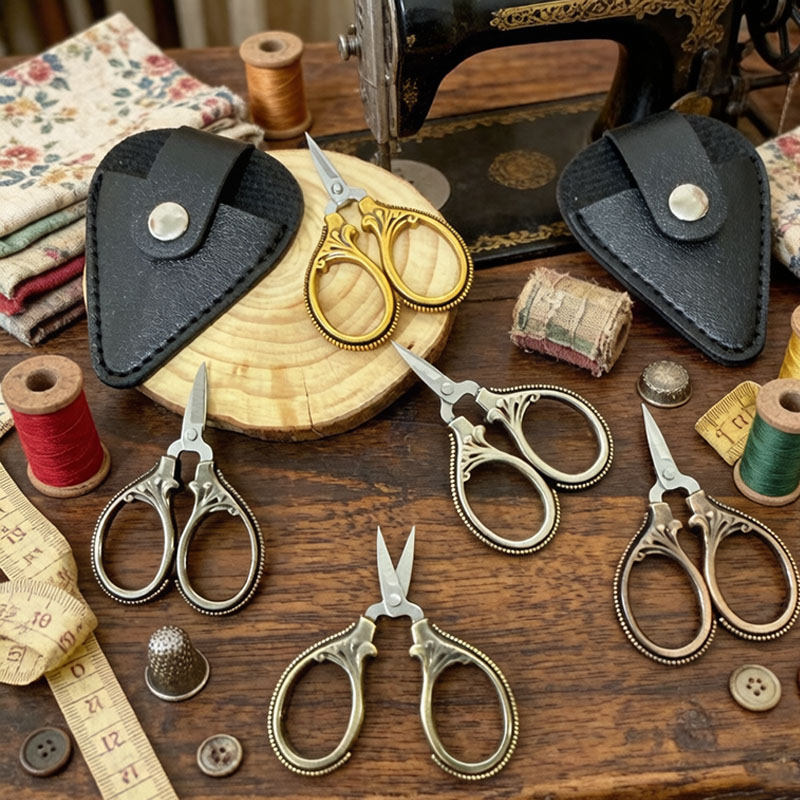 Mini Vintage Scissors with PU  - Leather Work In Art recension och pris