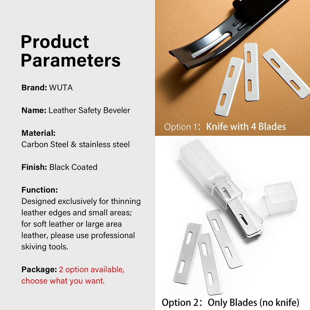 WUTA Sharp Leather Safety Beve - Leatherwork Projects recension och pris