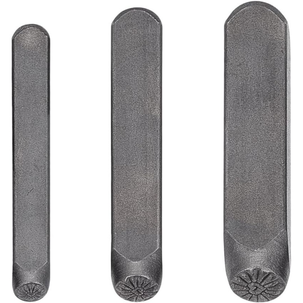 3Pcs Metal Punch Stamp Heart M - Leather Work In Art recension och pris