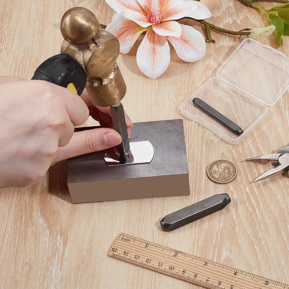 3Pcs Metal Punch Stamp Heart M - Leather Work In Art recension och pris