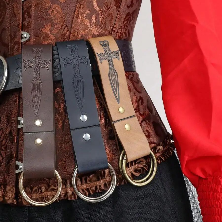 Medieval Women Hiking Pleated  - Leatherwork Rings recension och pris