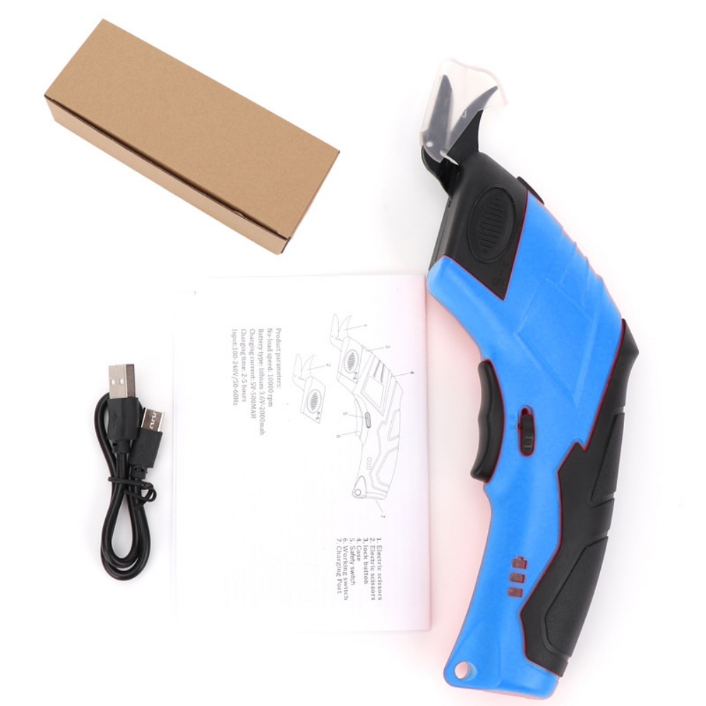 3.6V Electric Scissors Fabric  - Leatherwork Projects recension och pris