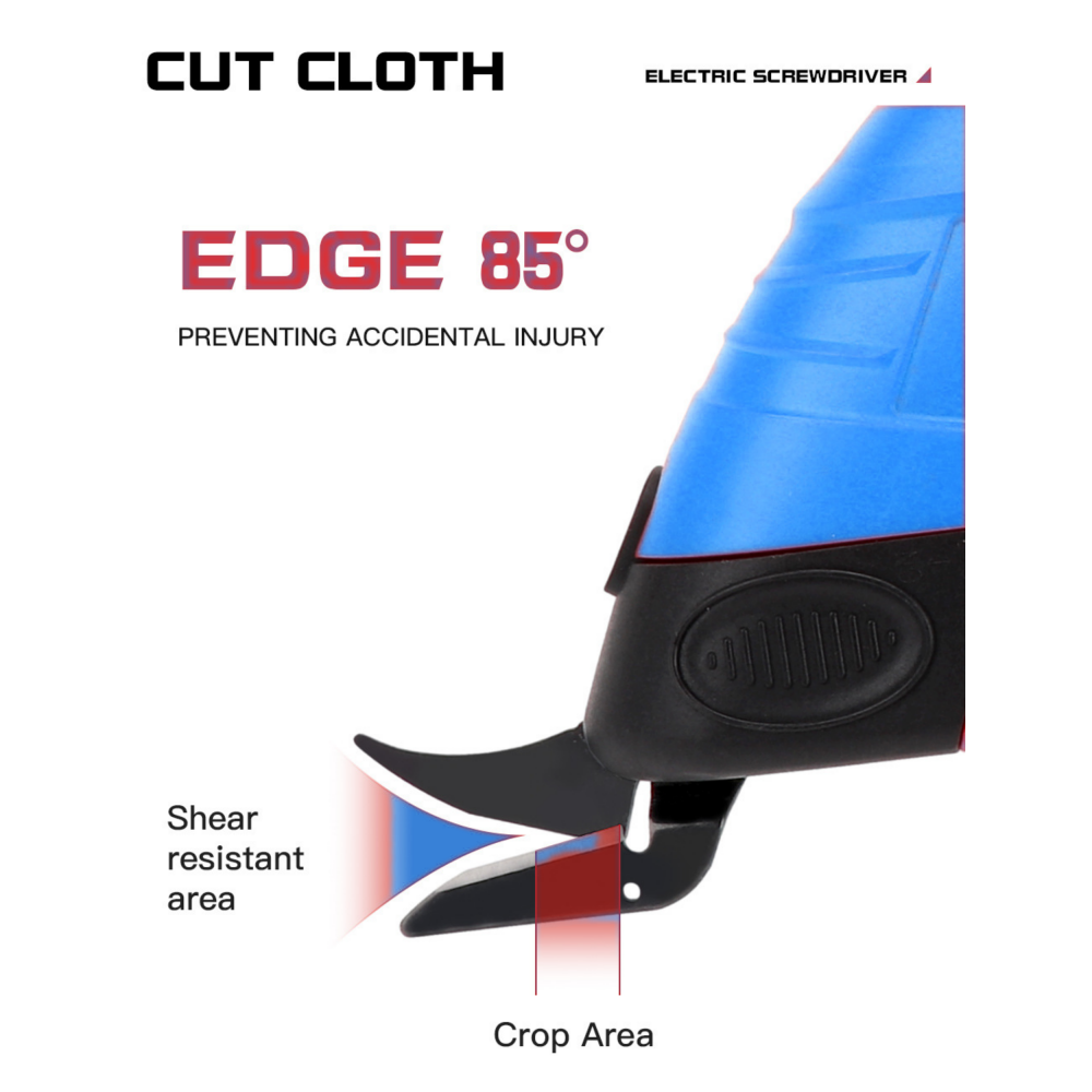 3.6V Electric Scissors Fabric  - Leatherwork Projects recension och pris