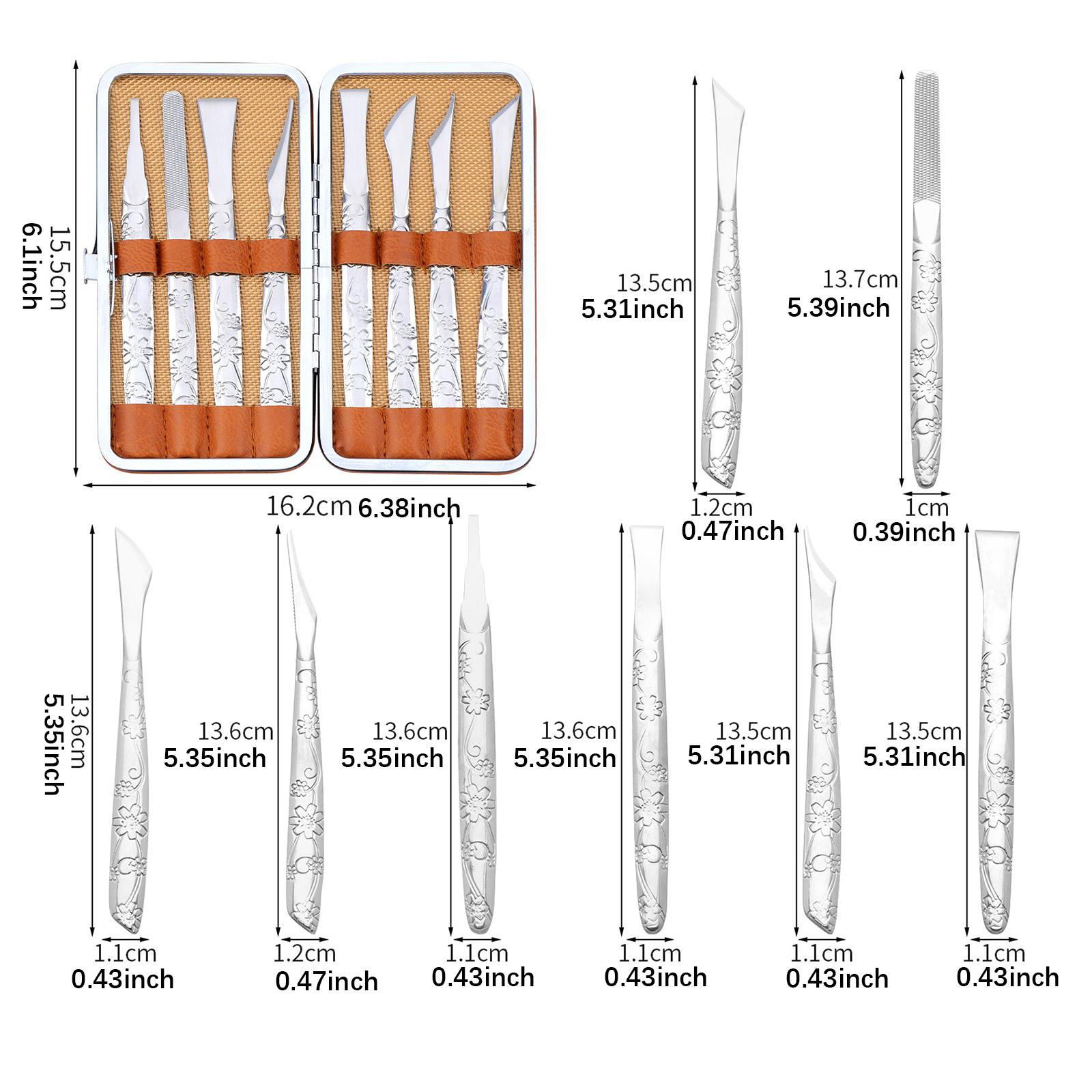 8x Leather Carving Knives Repl - Leather Work In Art recension och pris